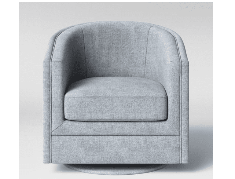 Berwick Barrel Swivel Chair Gray Threshold Review Smartest Reviews