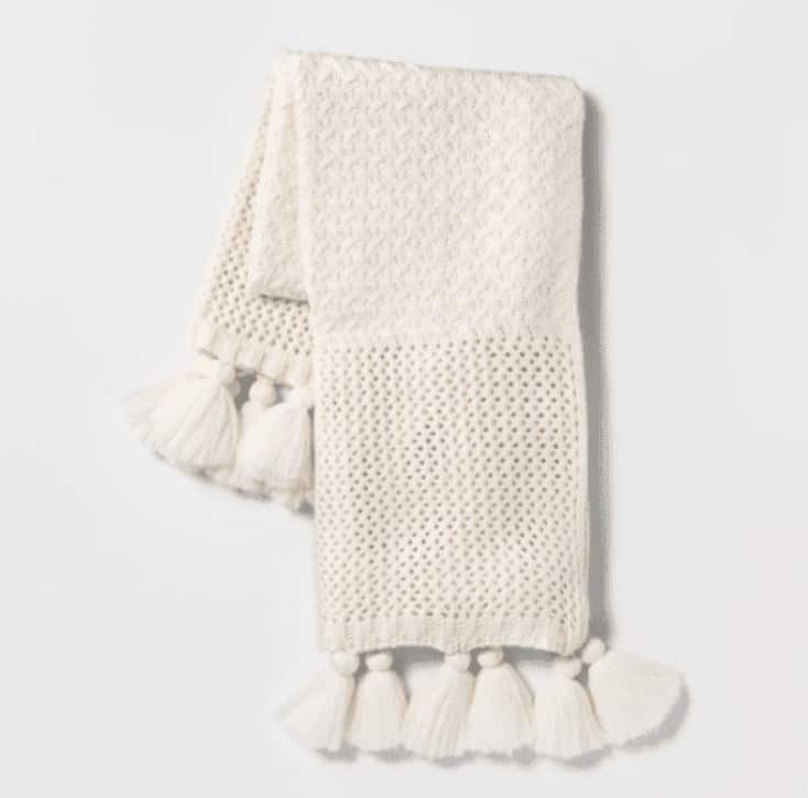 Chunky Knit Throw Blanket Cream Review Smartest Reviews